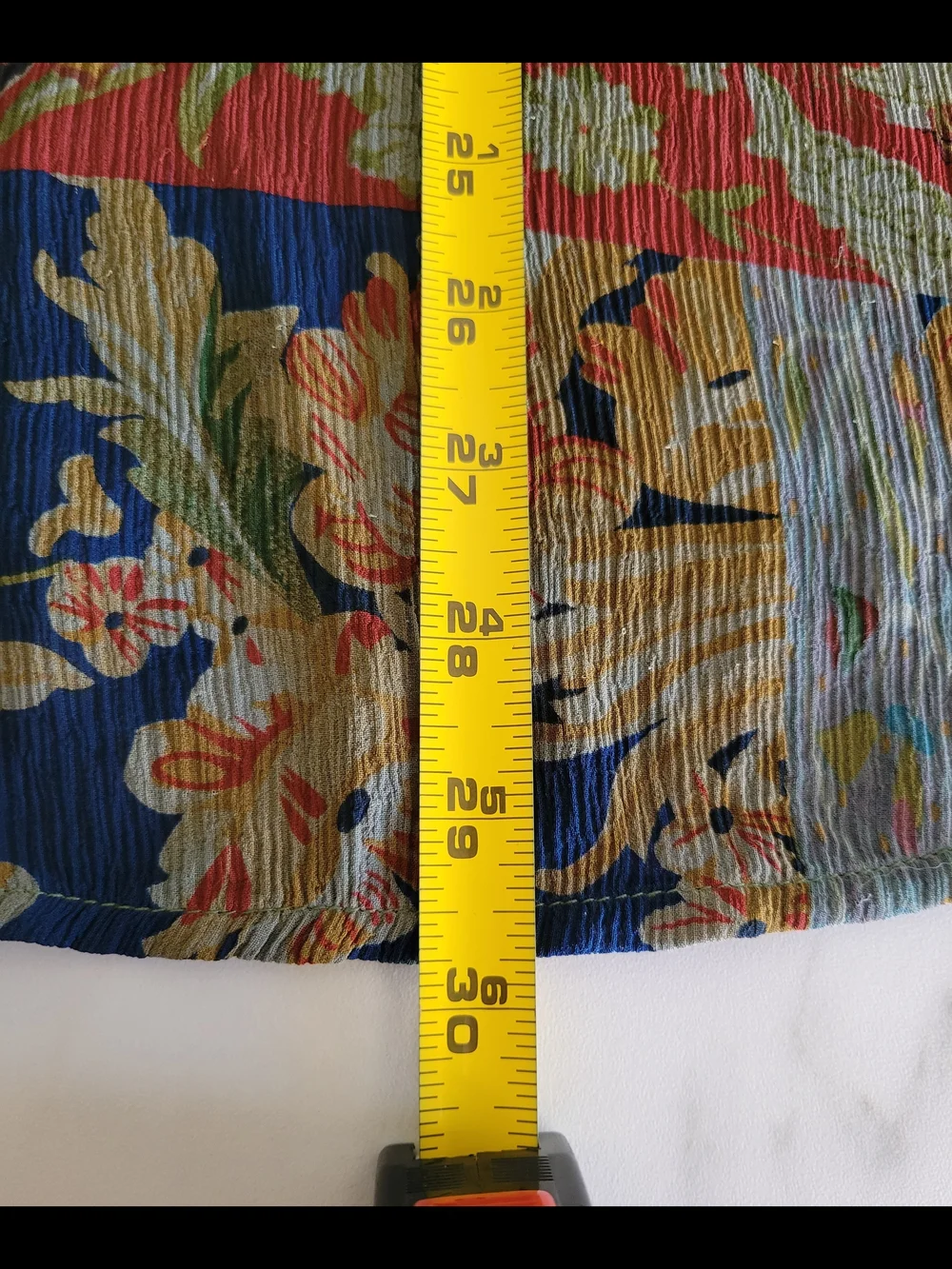 Vintage Citron Santa Monica 100% Silk Semi Sheer Patchwork Floral Blouse XS - Picture 11 of 11